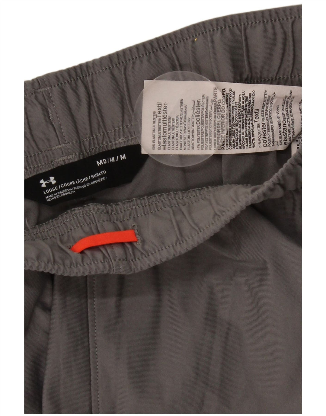 Under Armour Short de Sport Homme Gris Moyen Colourblock Elastane