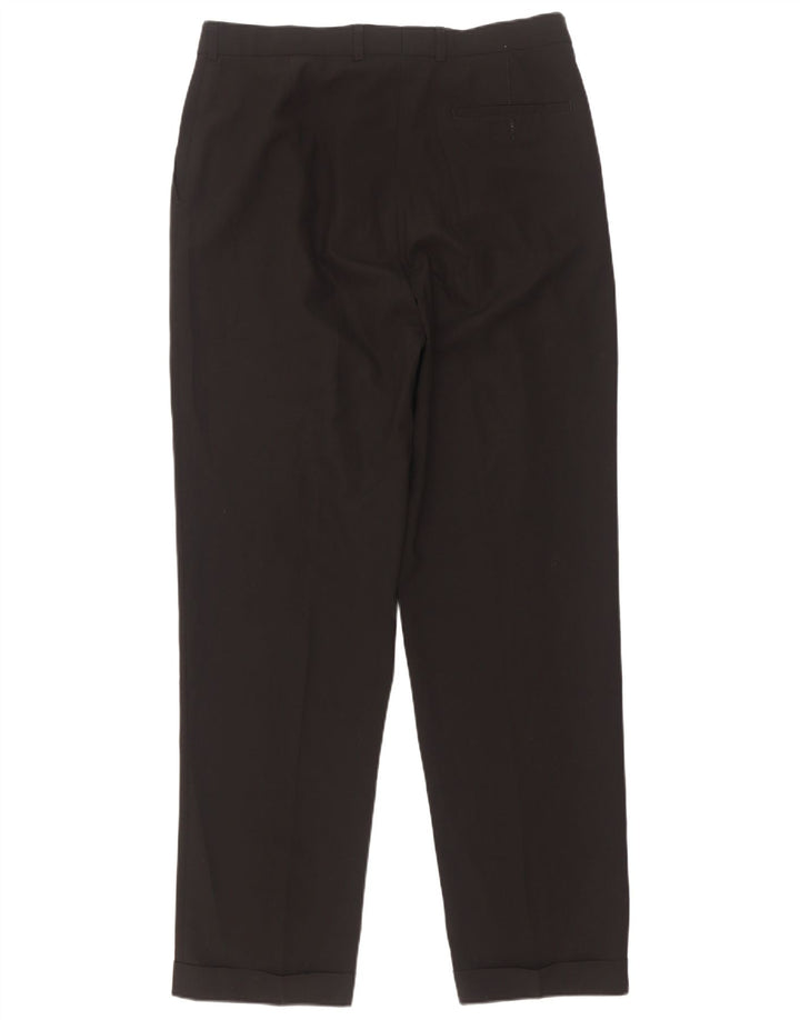 Marks & Spencer Pantalon de costume pour homme W34 L33 Noir Polyester