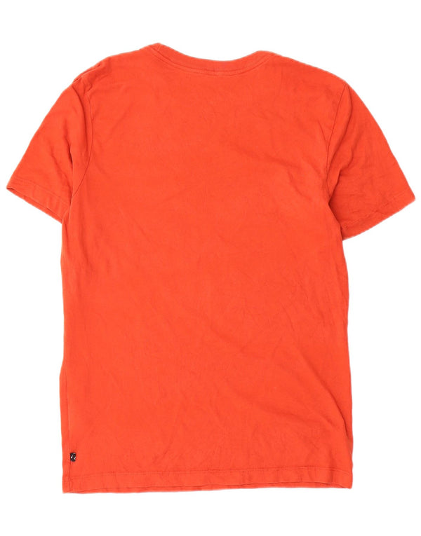 Nike Hommes Dri Fit Graphic T-Shirt Haut Petit Orange Coton