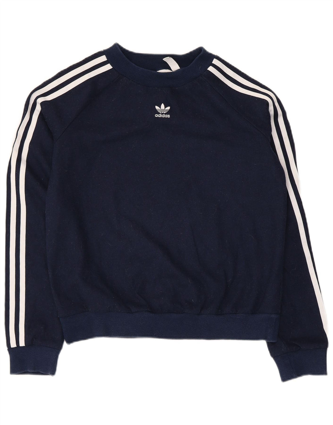 Adidas Pull court pour homme UK 8 Petit Bleu marine Polyester