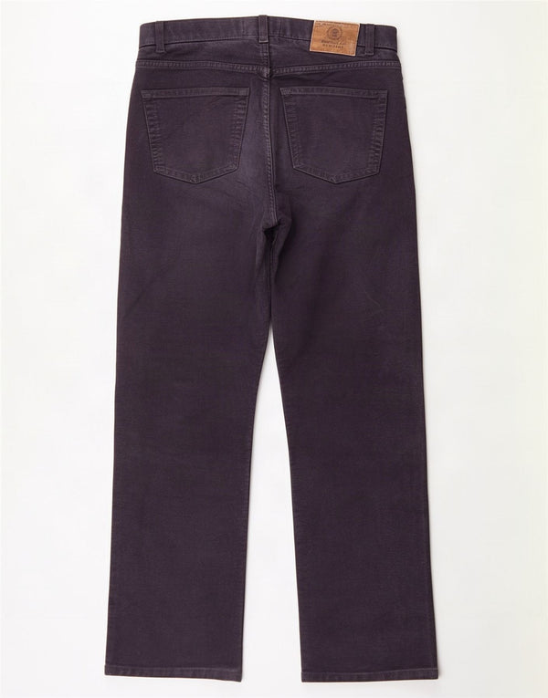 Marks & Spencer Pantalon décontracté droit Blue Harbor pour homme W32 L31 Bleu marine