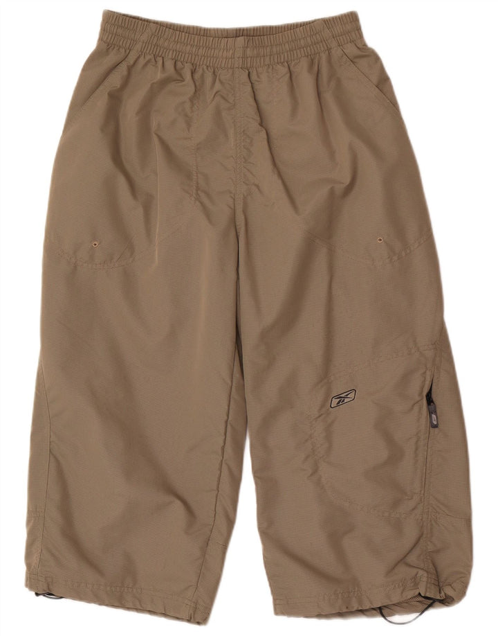 Reebok Pantalon de Survêtement Capri Homme Kaki Nylon
