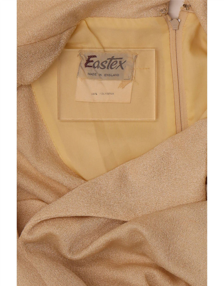 Eastex Robe Maxi Femme UK 44 Polyester Beige Moyen
