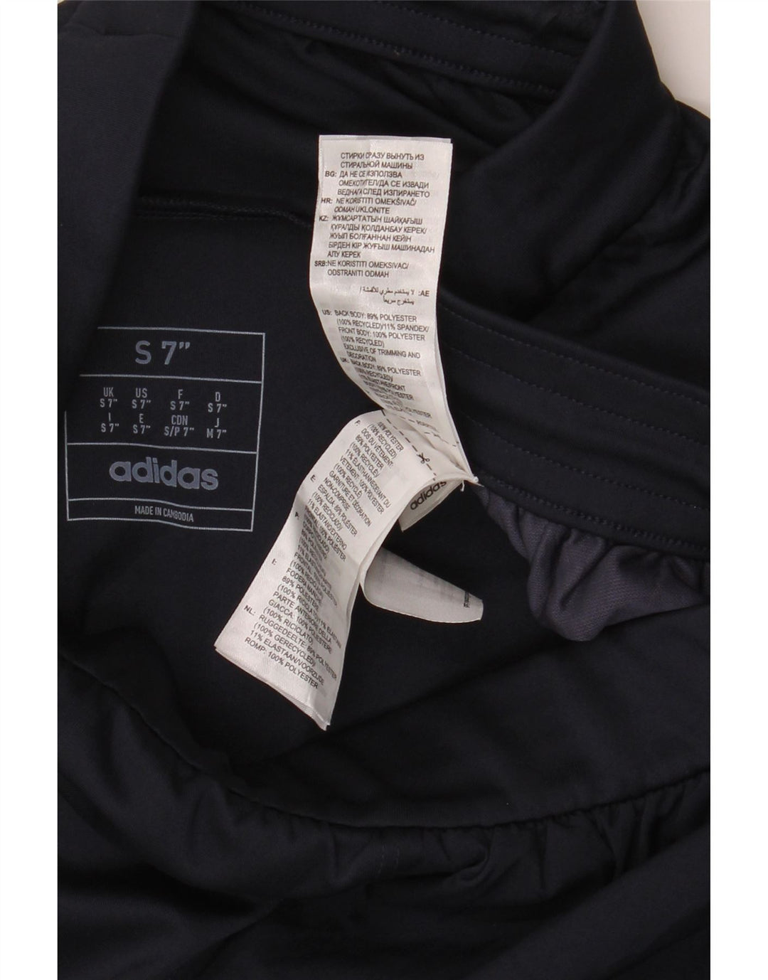 Adidas Short de sport Aeroready pour homme, petit, bleu marine, polyester