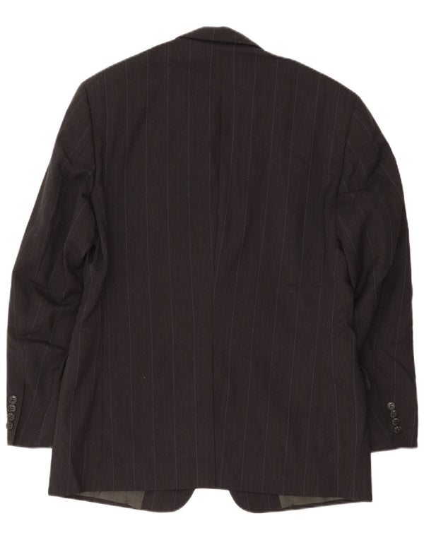 Polo Ralph Lauren Veste blazer à 2 boutons pour homme UK 38 Medium Noir Rayé