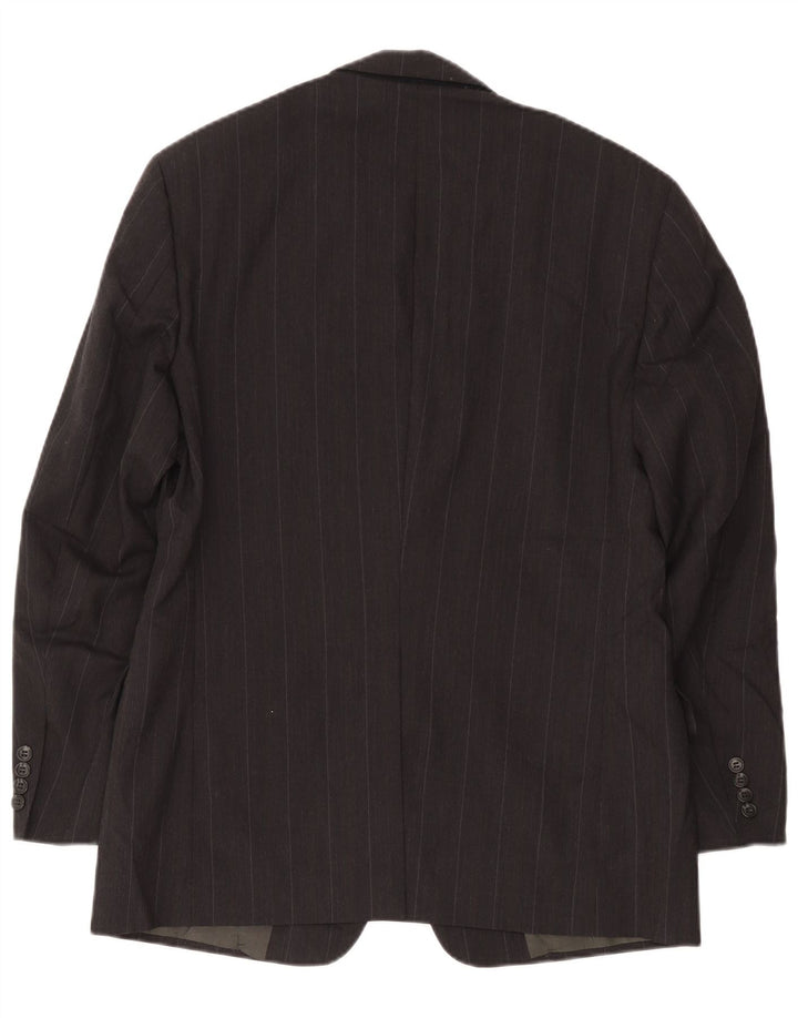 Polo Ralph Lauren Veste blazer à 2 boutons pour homme UK 38 Medium Noir Rayé