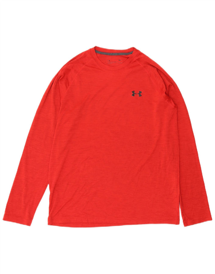 Under Armour Haut à Manches Longues Homme Rouge Moyen