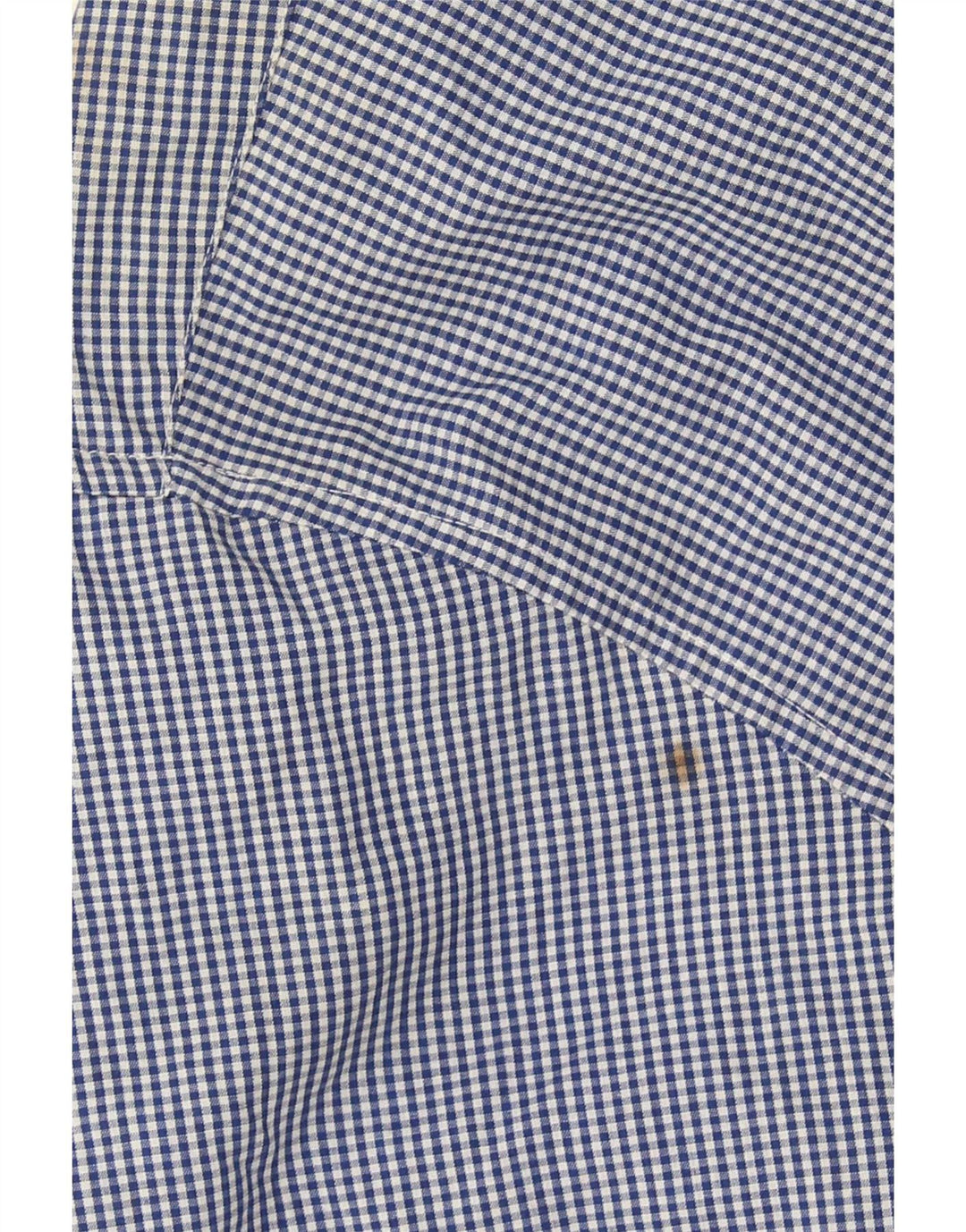 Pierre Cardin Chemise à manches courtes pour homme Grand bleu vichy Polyester