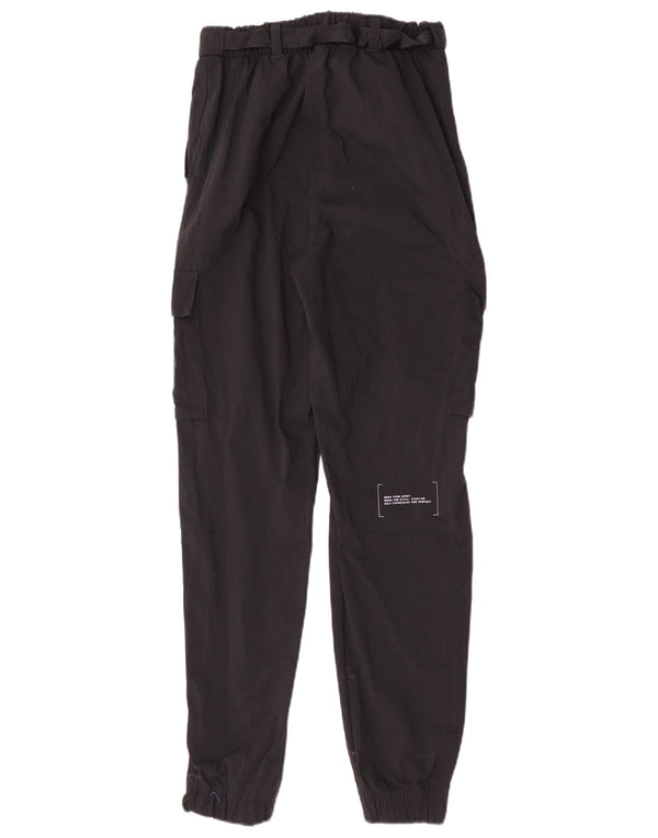 Adidas Pantalon de survêtement cargo pour femme Joggers UK 4/6 XS Noir Polyamide