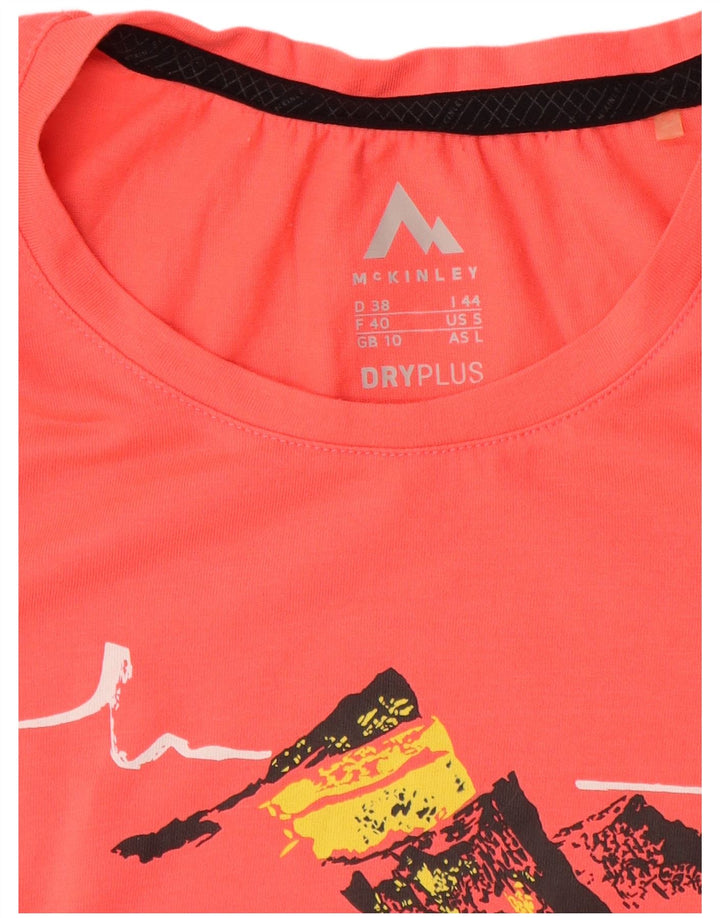 McKinley T-shirt graphique pour femme UK 10 Small Rose