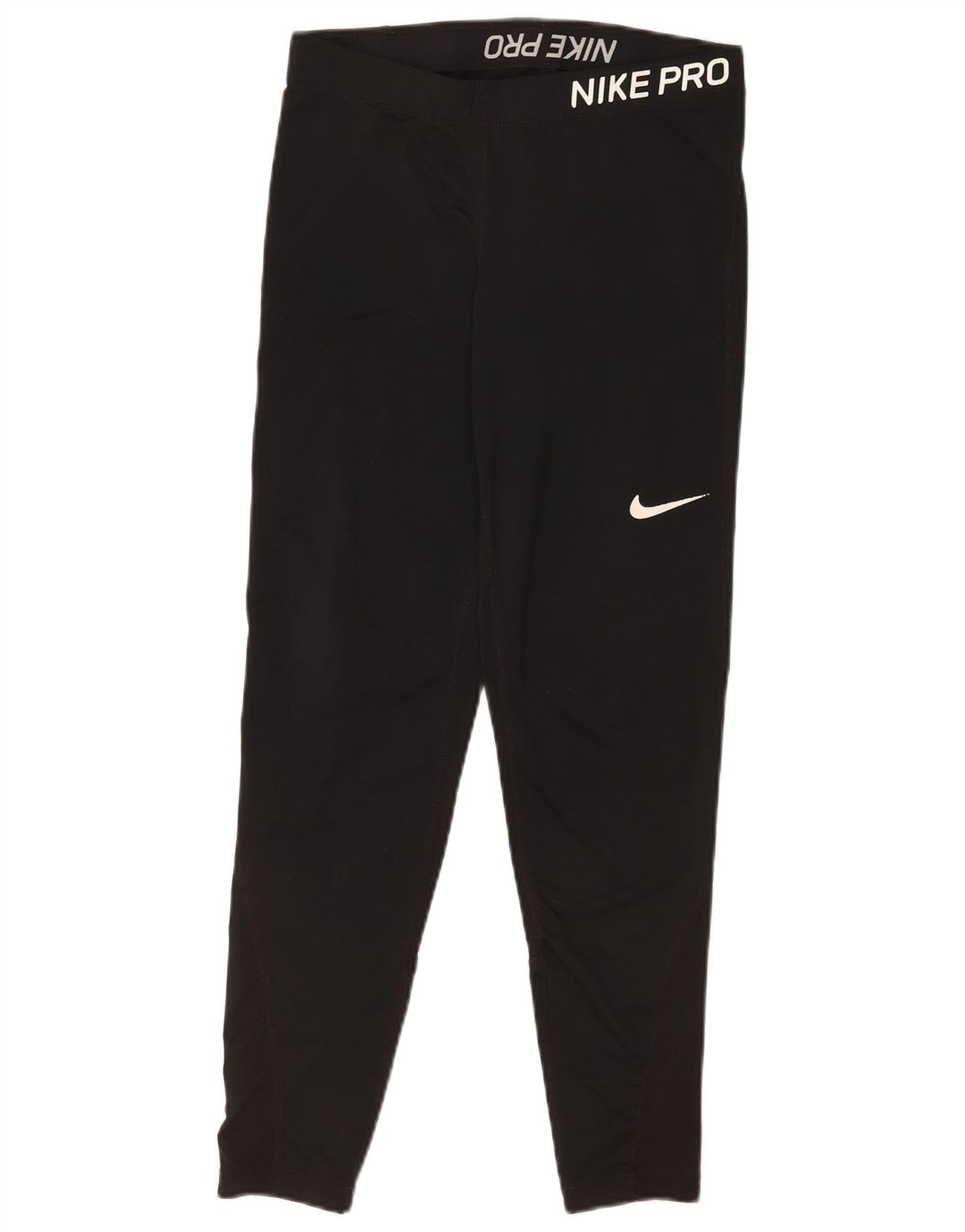 Nike Leggings Femme UK 16 Large Noir Polyester