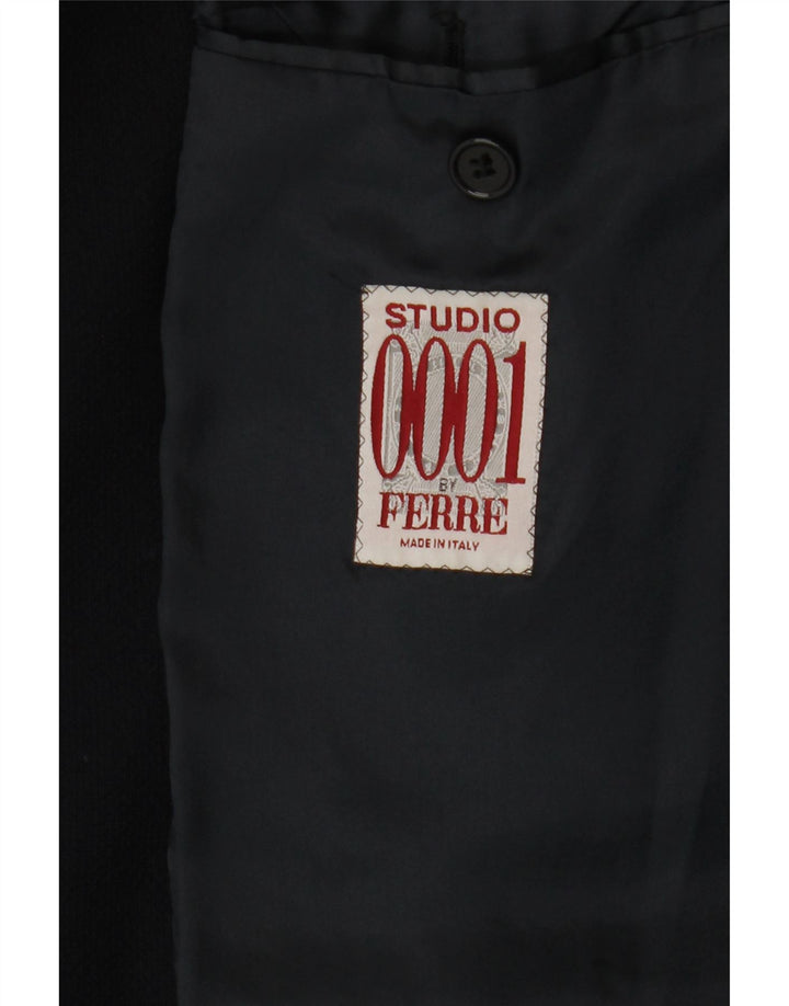Ferre Veste blazer à 2 boutons pour homme UK 38 Bleu marine moyen