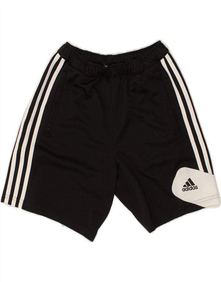 ADIDAS Boys Climacool Sport Shorts 11-12 Years Black Polyester | Vintage Adidas | Thrift | Second-Hand Adidas | Used Clothing | Messina Hembry 