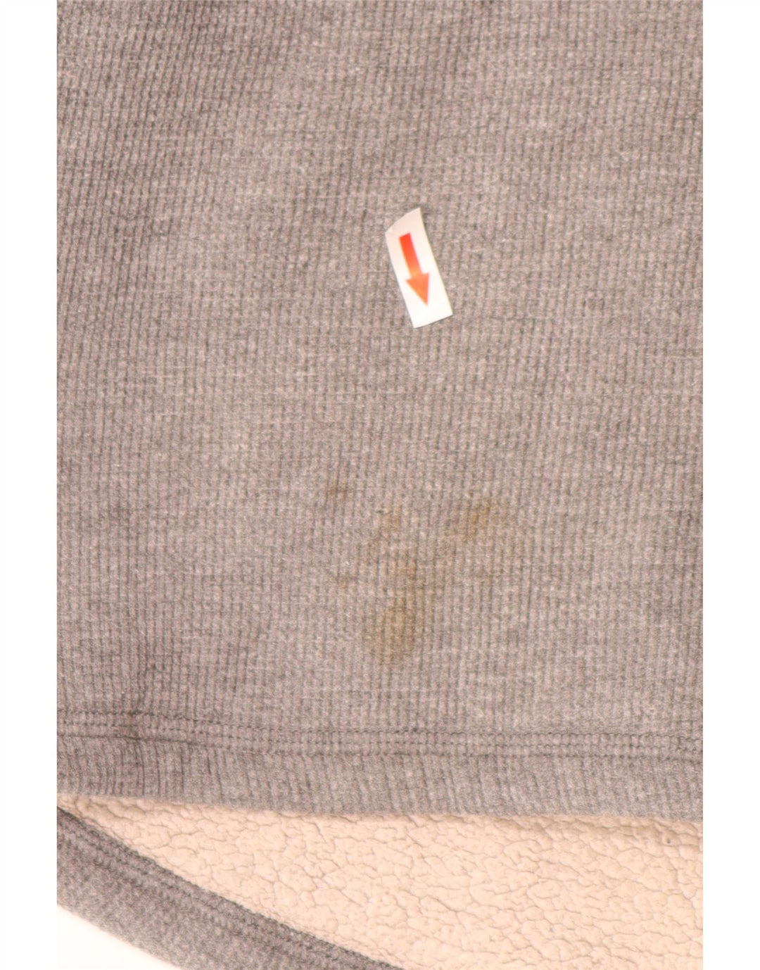 Lee Sweat-shirt à col boutonné pour homme Petit gris Coton