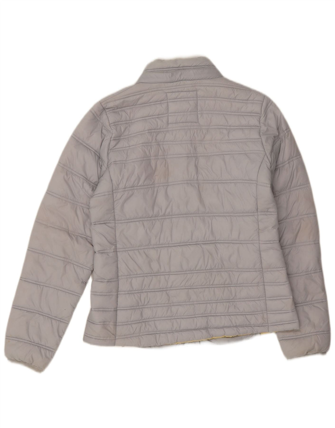 Crew Clothing Veste rembourrée pour femme UK 12 Nylon gris moyen