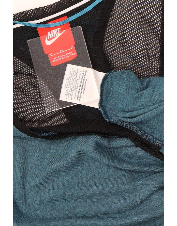 Nike Débardeur surdimensionné pour femme UK 14 Bleu moyen Colourblock Modal
