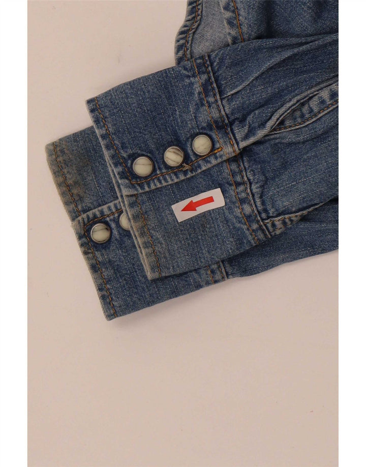 Lee Chemise en Jean Homme Large Bleu Coton