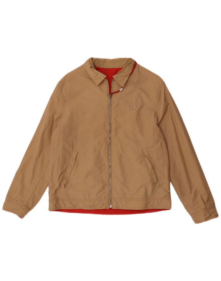 Sergio Tacchini Veste réversible pour homme UK 38 Coton beige moyen