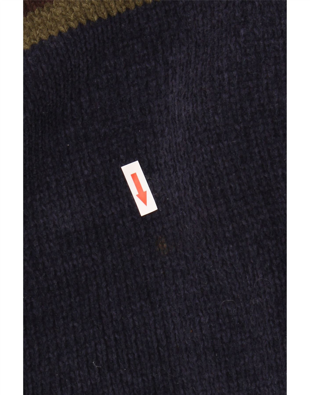 Marks & Spencer Pull col roulé pour homme XL Bleu marine Colourblock