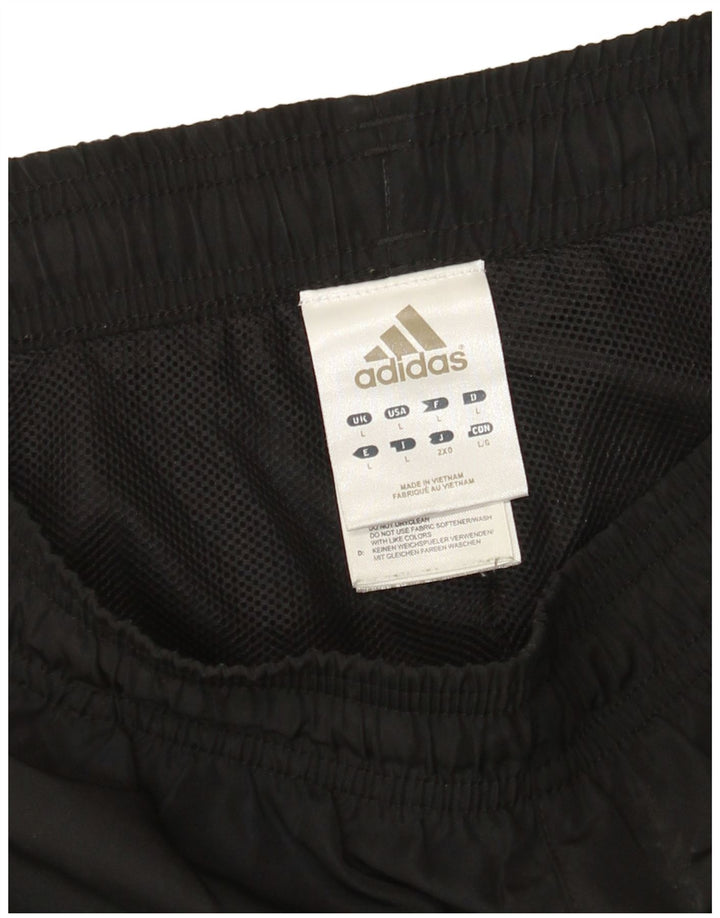 Adidas Pantalon de survêtement pour homme Pantalon de jogging Large Noir Colorblock Polyester