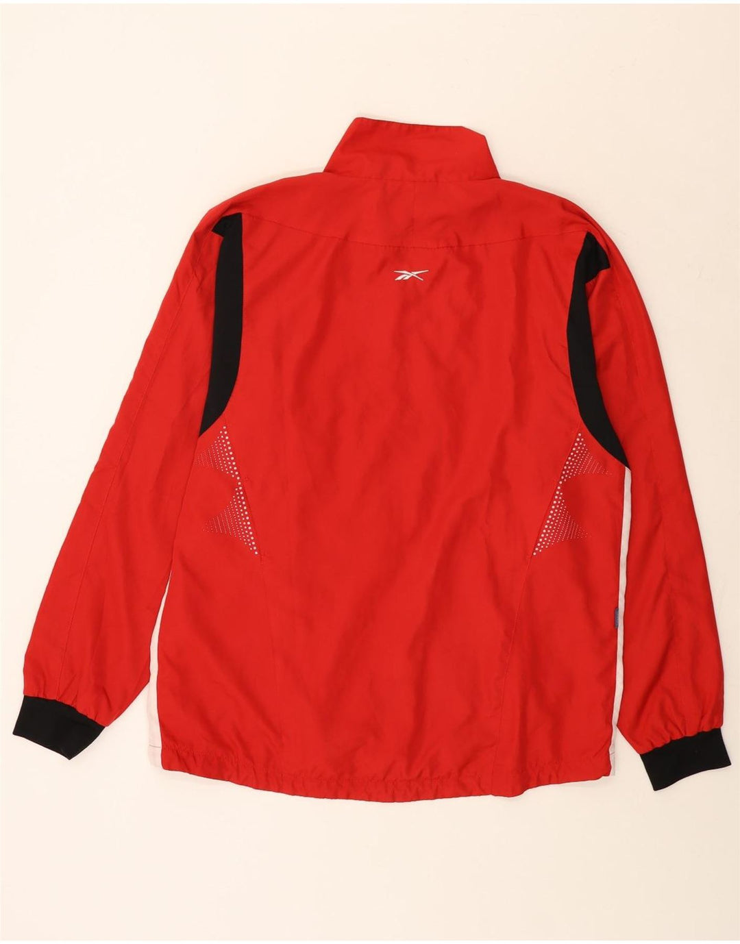 Reebok Veste de Pluie Homme UK 42 XL Rouge Colorblock Polyester