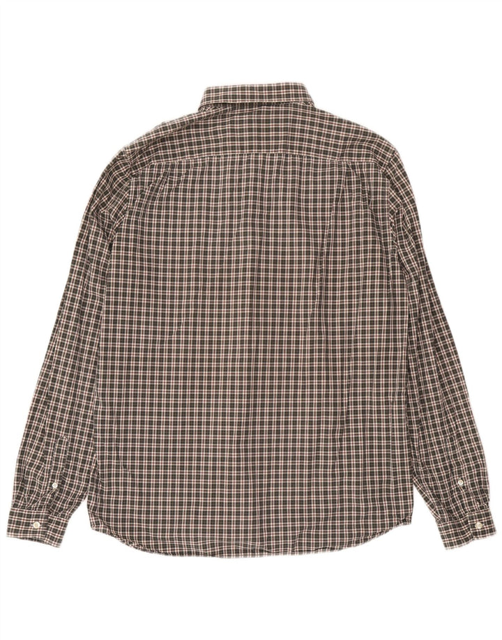 Lacoste Chemise Regular Fit Homme Taille 43 Grand Coton à Carreaux Vert