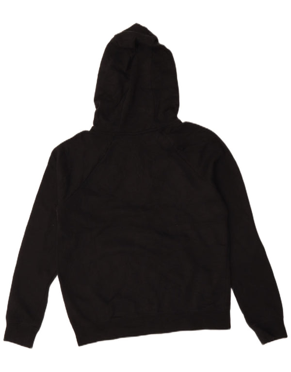 Nike Pull à capuche zippé surdimensionné pour femme UK 10 Petit coton noir