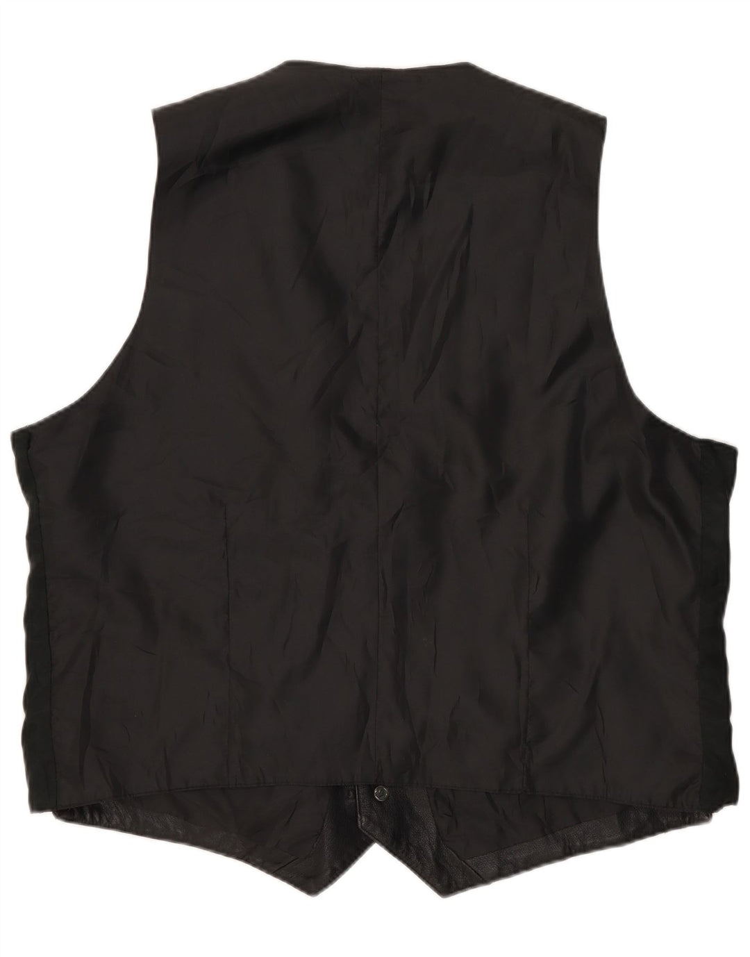 gilet en cuir homme vintage noir moyen