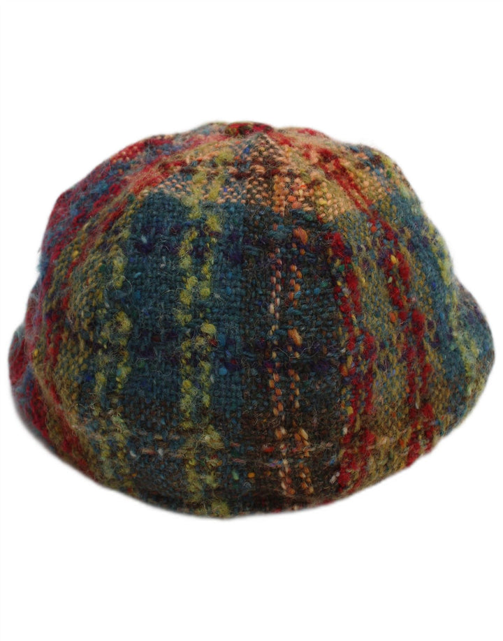 Hanna Hats Casquette Plate Homme Petit Carreau Multicolore Laine Nouvelle Classique