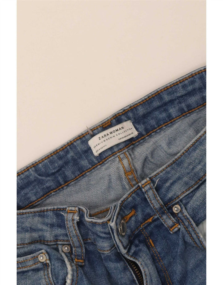 Zara Jean slim effet vieilli pour femme EU 38 Small W28 L28 Bleu
