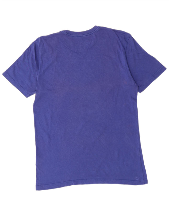 NIKE Hommes Regular Fit Graphic T-Shirt Top Bleu Moyen Coton