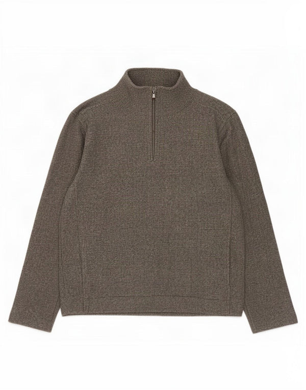 Marks & Spencer Sweat-shirt coupe ample pour homme, petit gris moucheté