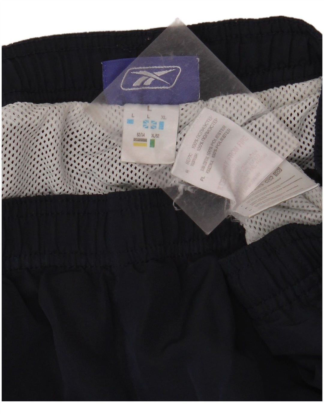 REEBOK Short de Bain Homme Large Bleu Marine Polyester