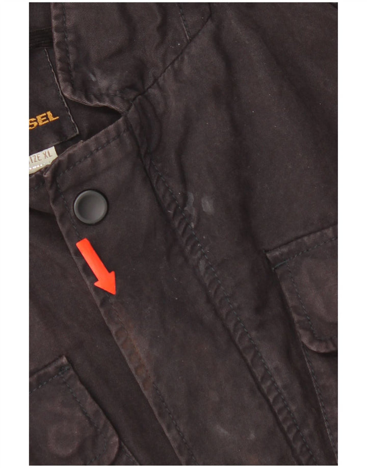 Diesel Veste utilitaire pour femme UK 18 XL Coton noir