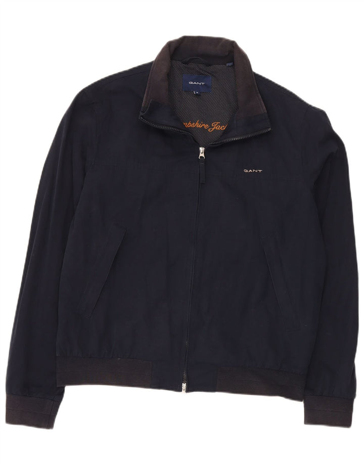 Gant Veste Bomber Homme UK 38 Medium Bleu Marine Polyester