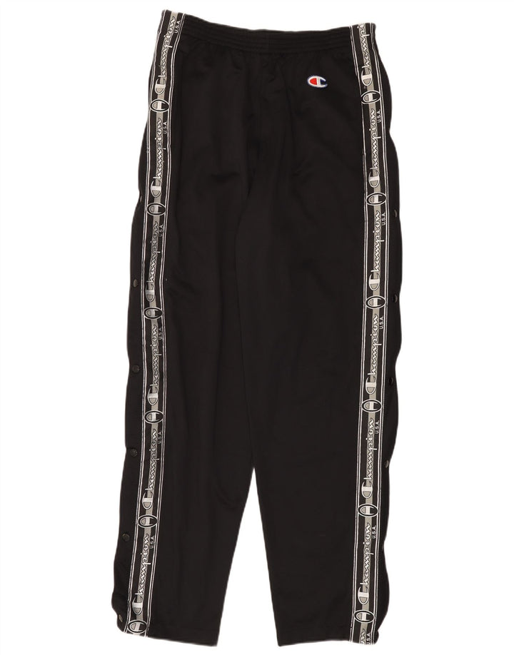 Champion Pantalon de Survêtement Graphique Homme Petit Noir Polyester