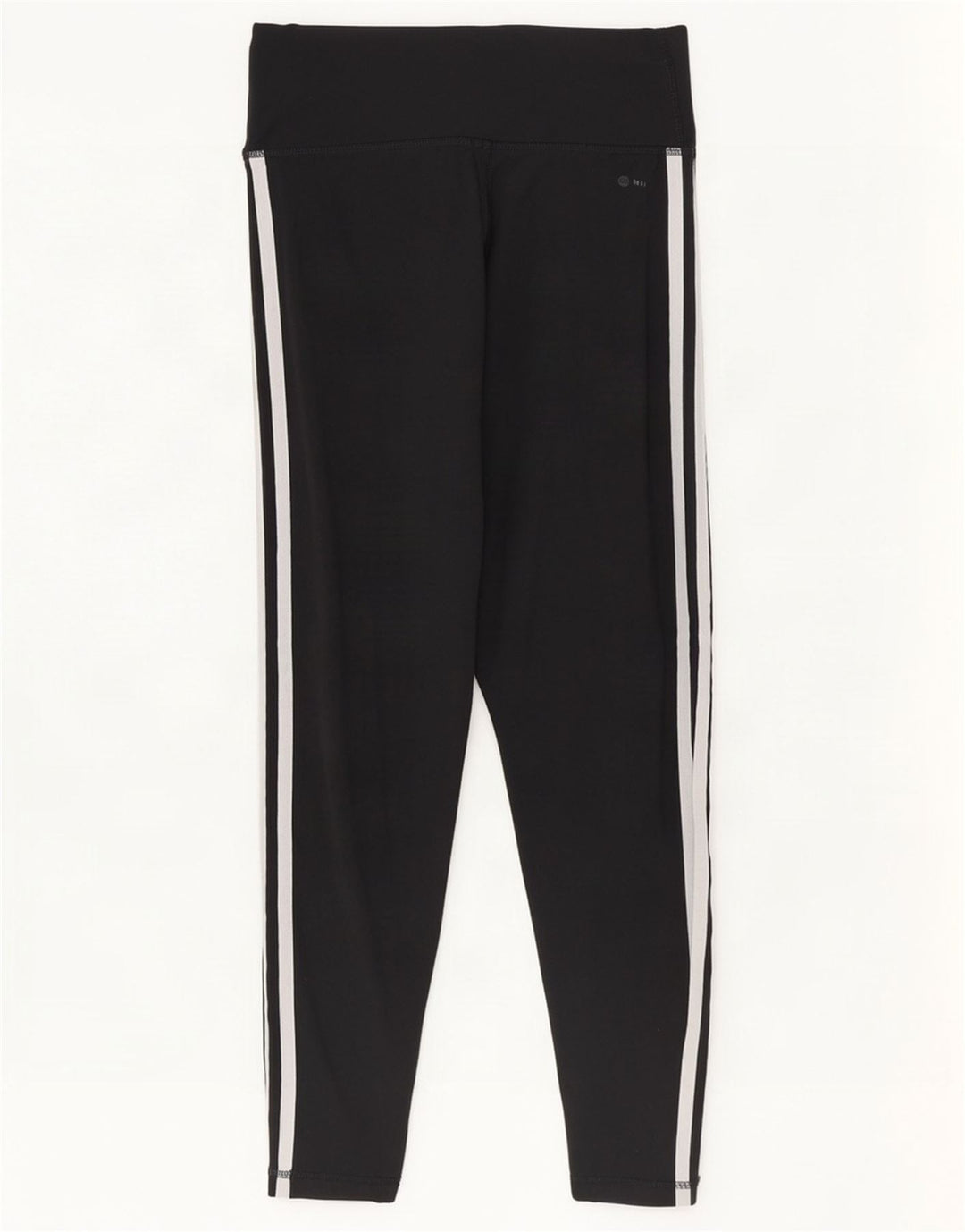 Adidas Legging court coupe ajustée pour femme UK 12/14 Noir moyen Polyester