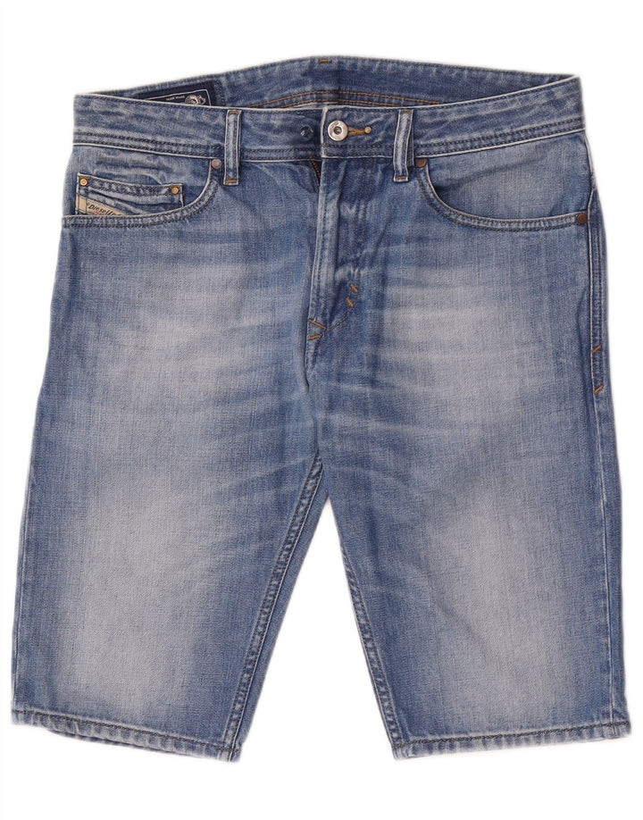 Diesel Short en Jean W29 Homme Bleu Moyen Coton