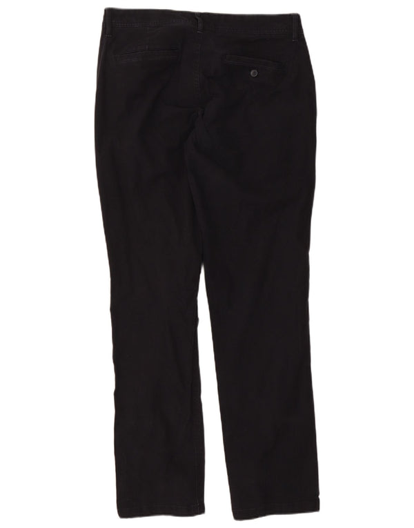 BONOBOS Mens Straight Chino Trousers W31 L32 Black Cotton