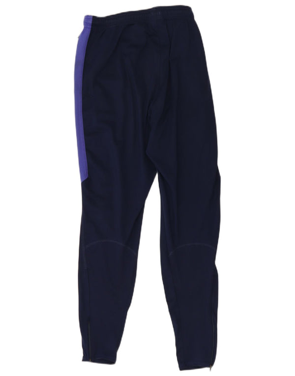 Pantalon de survêtement Nike Dri Fit pour homme en polyester color block bleu marine moyen