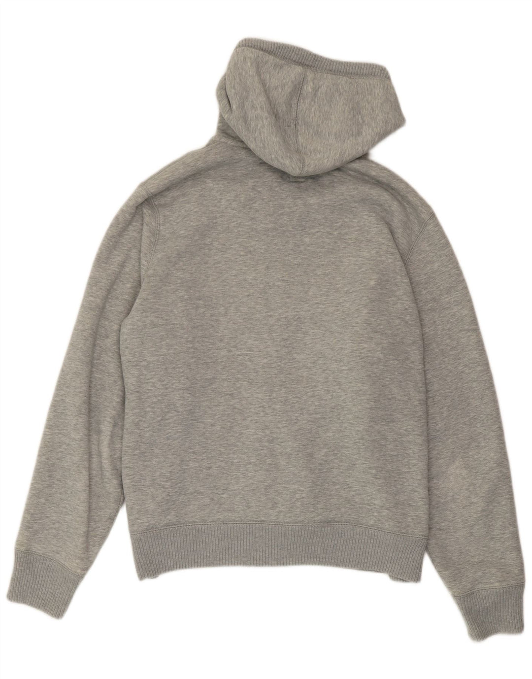 Gap Pull à capuche zippé graphique pour hommes, grand coton gris