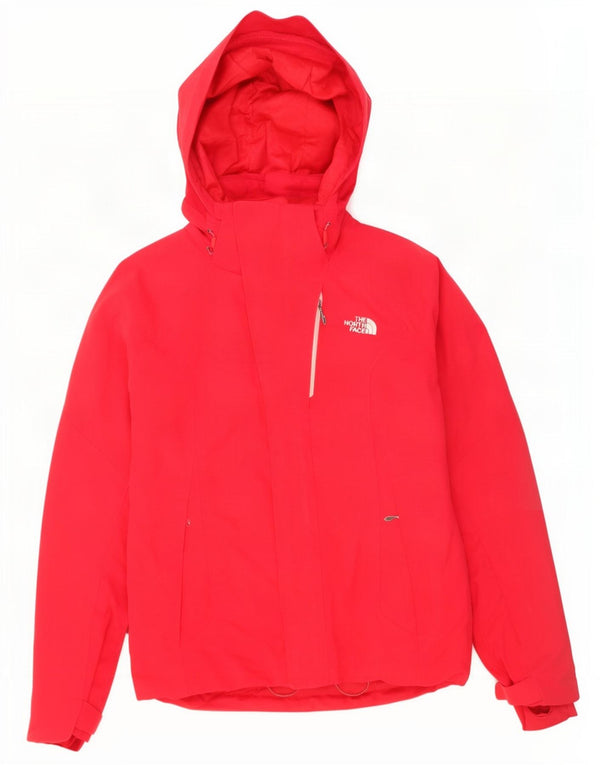 The North Face Veste de pluie à capuche pour femme UK 14 Medium Red Nylon