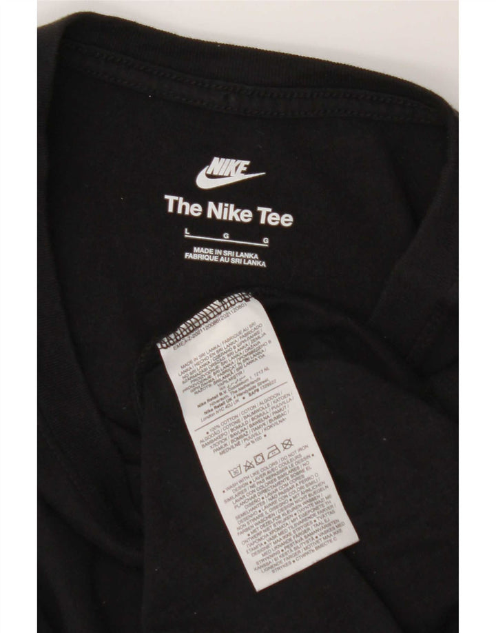 Nike T-Shirt Homme Grand Noir Coton