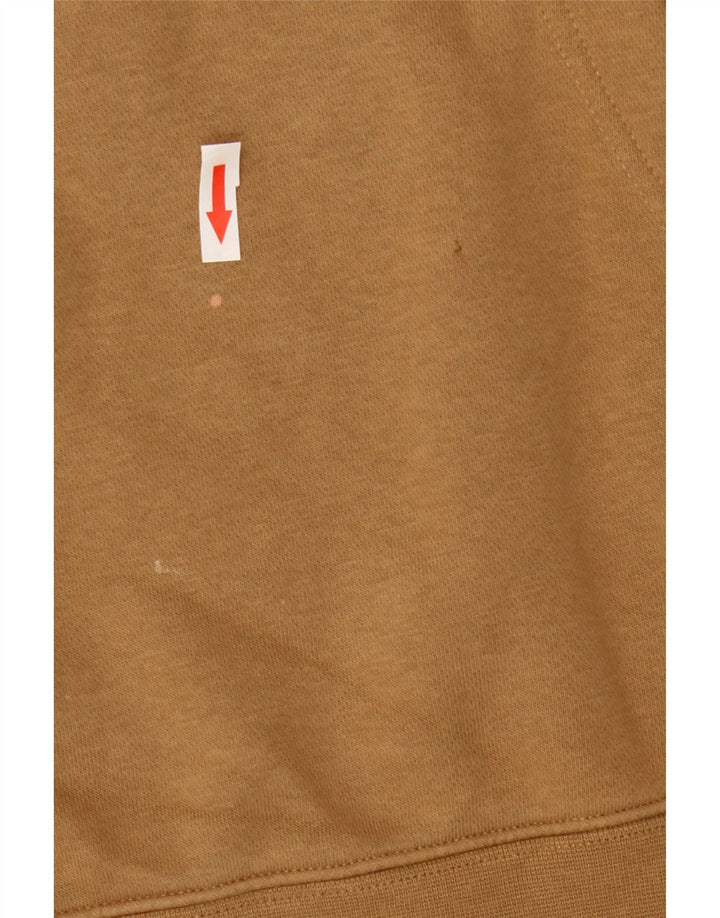 Nike Pull à capuche pour homme Petit coton beige