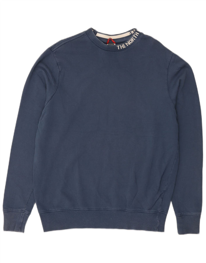 The North Face Sweat-shirt graphique pour hommes, petit coton bleu marine