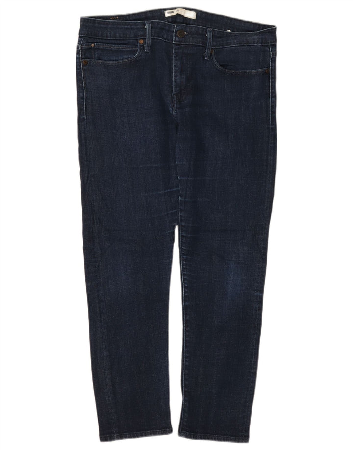 LEVI'S Jean Slim Femme W30 L27 Bleu Marine Coton