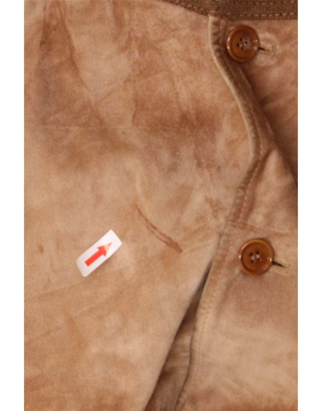 veste en daim homme vintage UK 38 Brun moyen