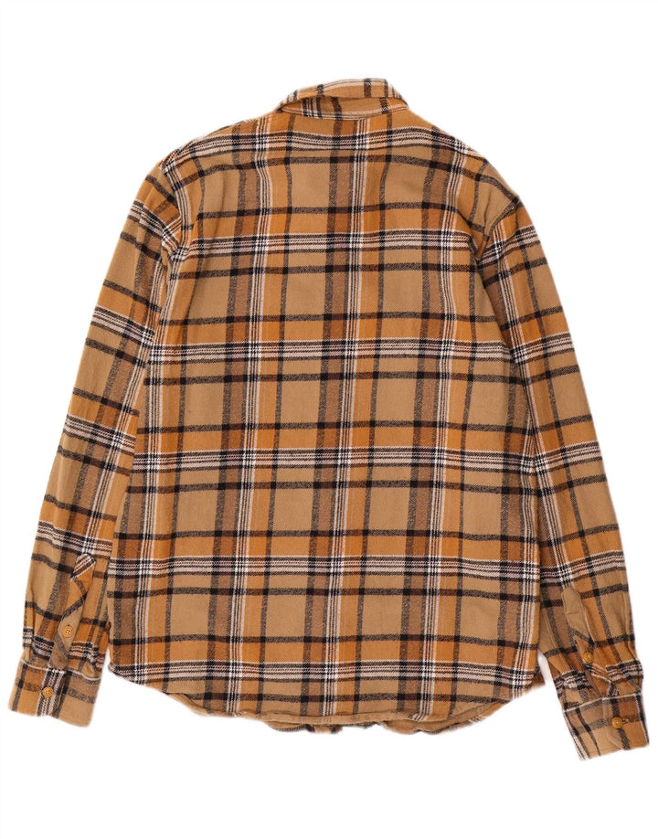 VOLCOM Chemise en flanelle pour homme en coton à carreaux marron