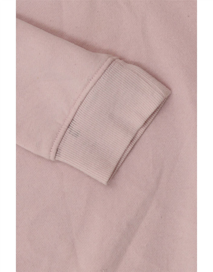 Volcom Sweat-shirt graphique pour femme US 8 en coton rose moyen