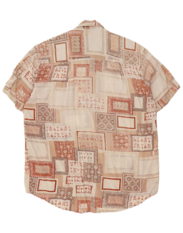 Harrison & Son Chemise à Manches Courtes Homme Medium Multicolore Géométrique